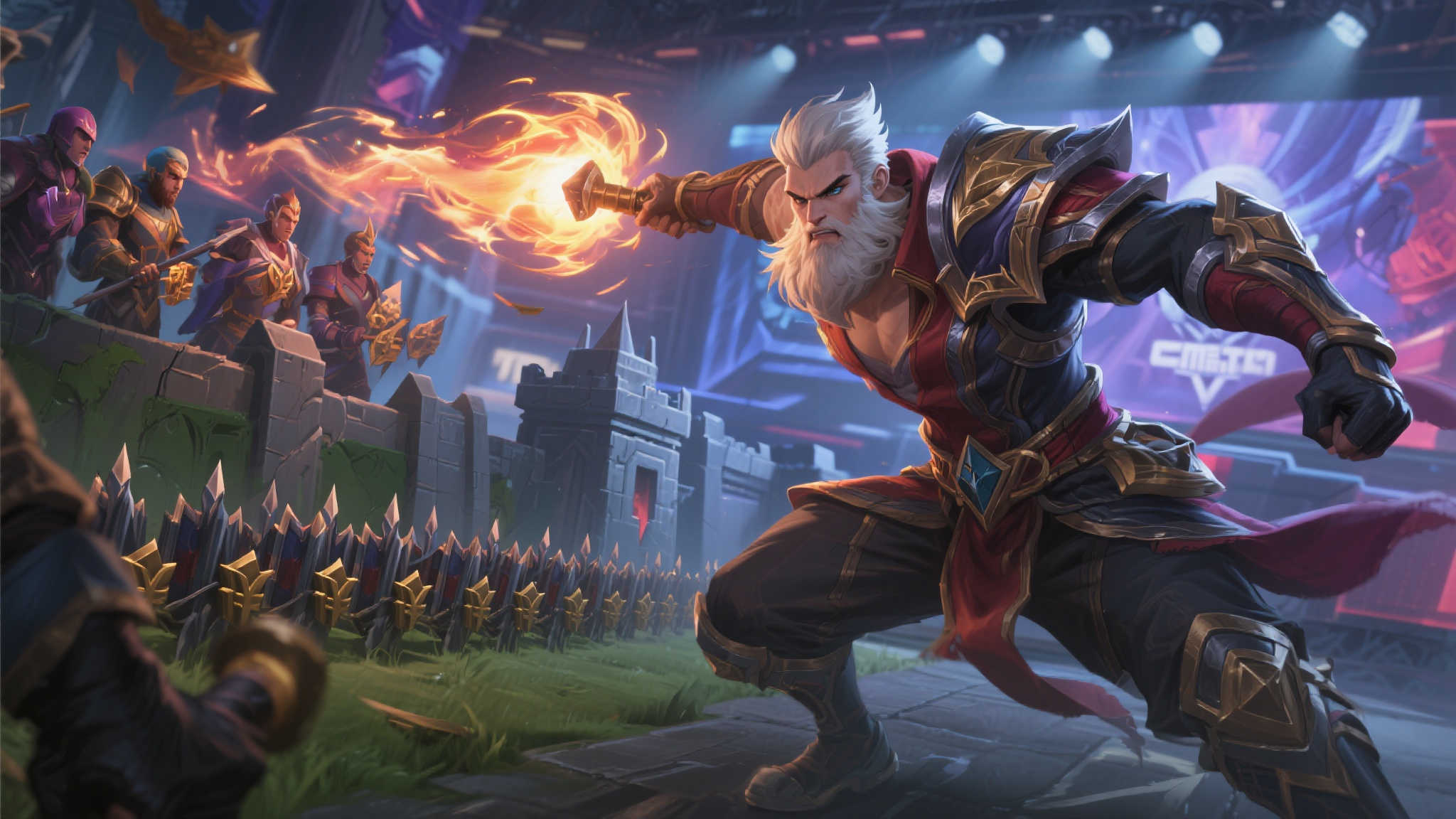 例如，在某次高端赛事中，一位老牌边路英雄利用爆发期